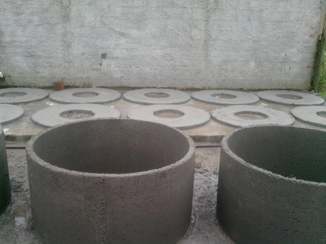 Fossas de concreto