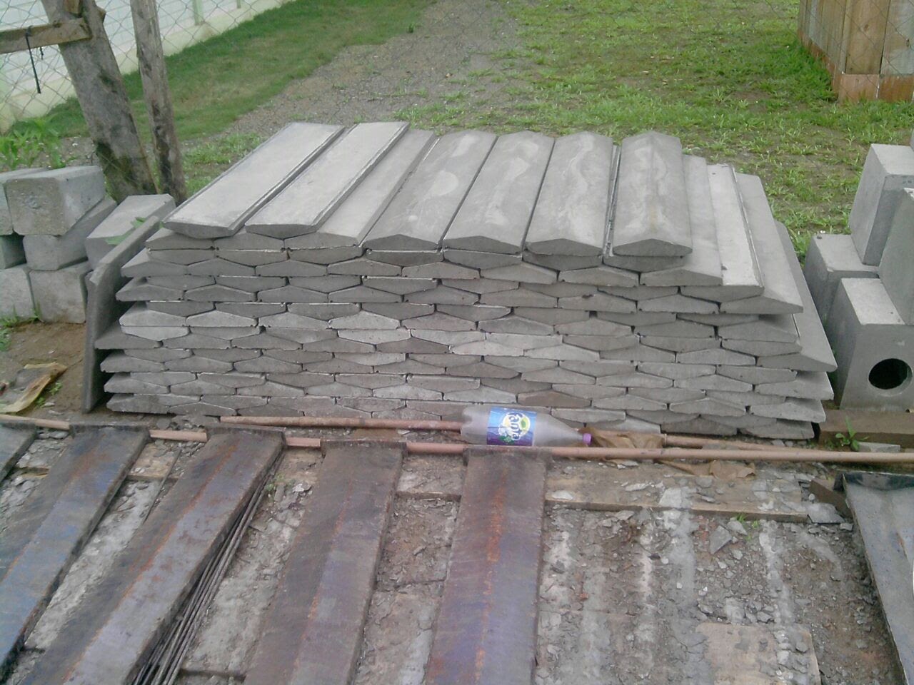 Capa de muro de concreto